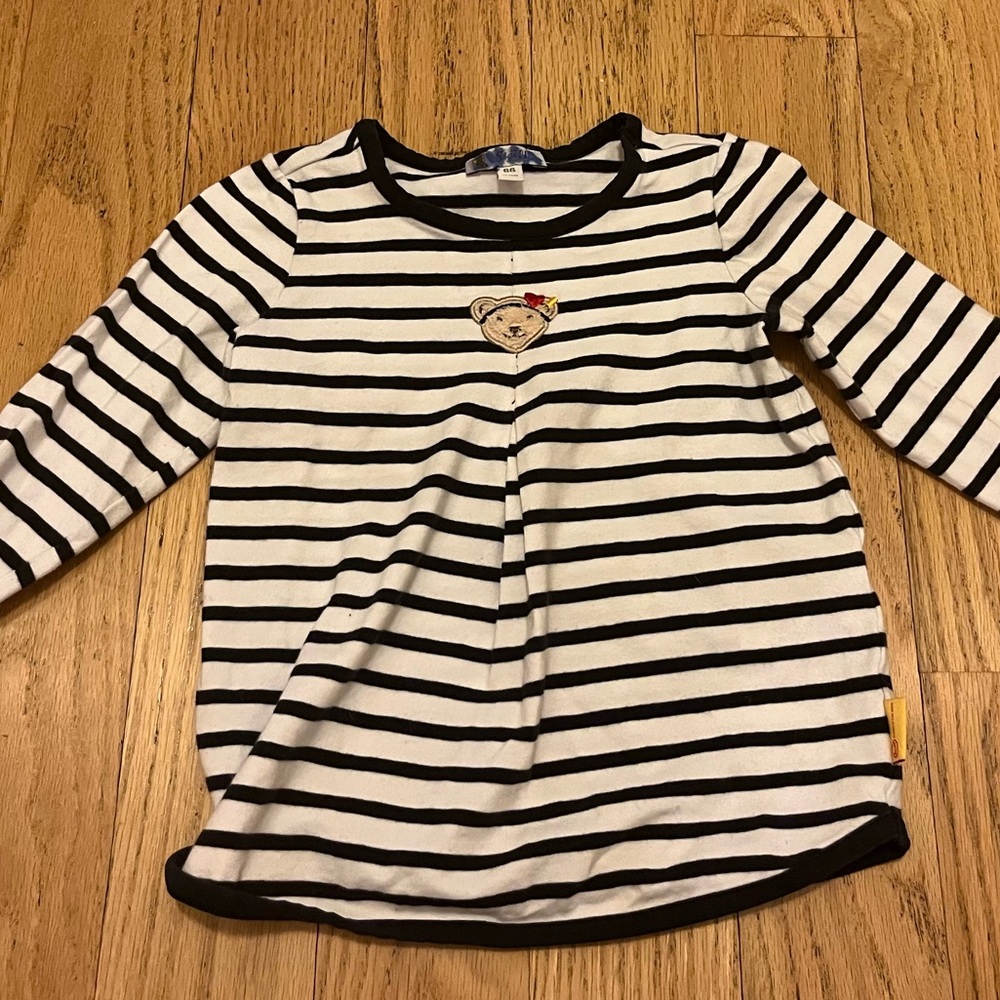 Steiff Striped Shirt with Bear